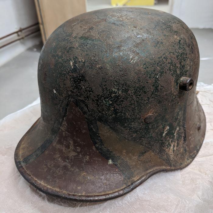 German WW1 Helmet Camouflage
