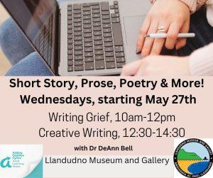 Summer Creative Writing Workshops Llandudno Museum