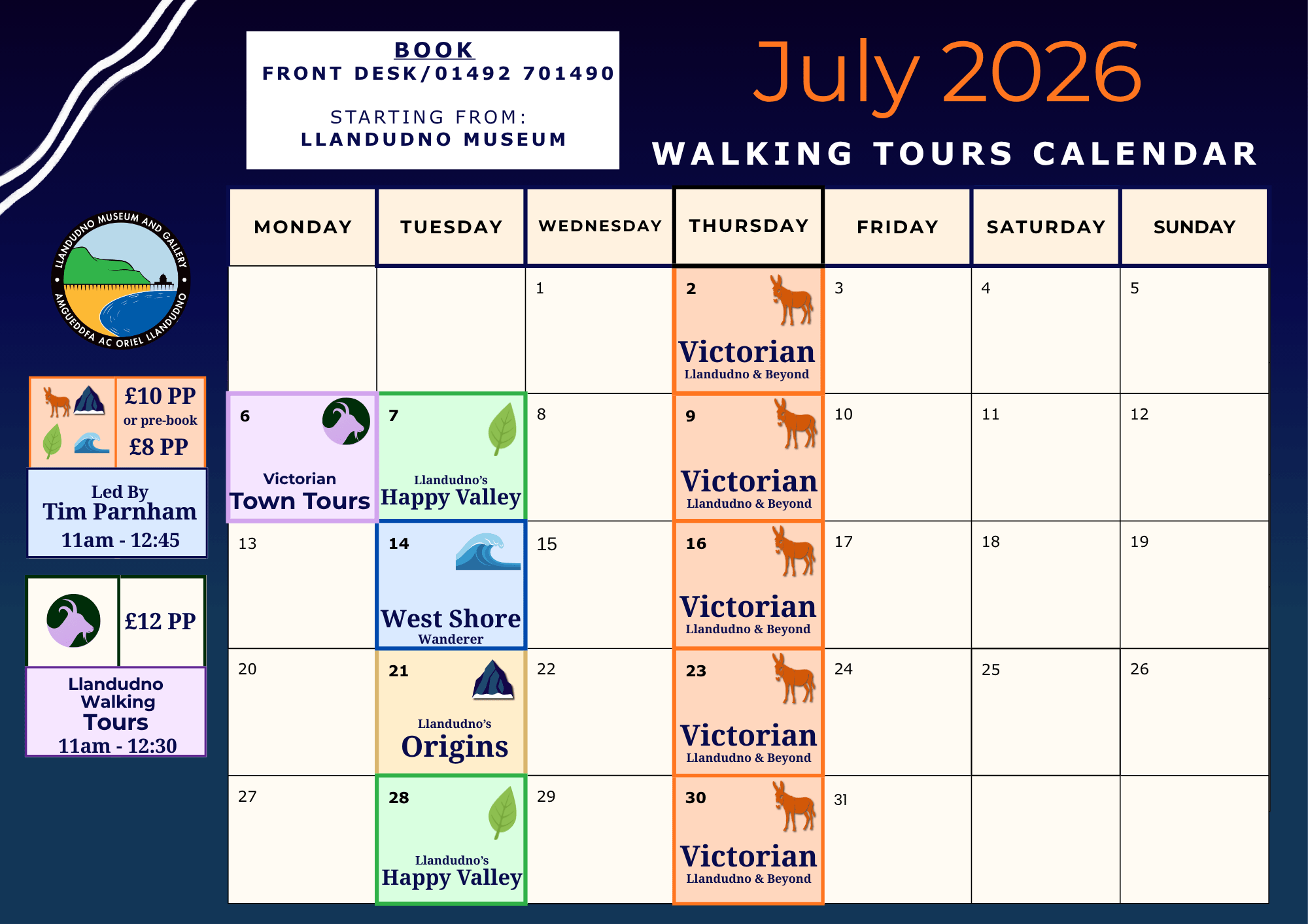 June 2026 Walk Calendar